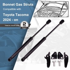 A Pair Bonnet Gas Struts for Toyota Tacoma 2024-ON Bonnet Struts picture