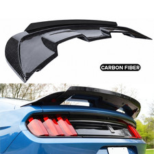 For Ford Mustang Gt Coupe 2015-2023 Carbon Fiber Wicker Bill Trunk Spoiler Wing picture