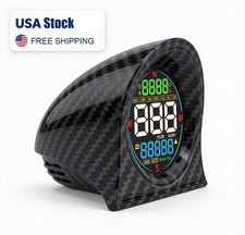 GPS+BDS Car HUD Digital Speedometer MPH Overspeed Alarm Plug & Play USA Stock picture