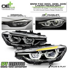 [FULL LED LCI STYLE Fit Halogen] 2012-15 BMW F30 320i 328i 335i DRL Headlights picture