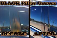 Black Pillar Posts for Mazda Mazdaspeed3 10-14 8pc Set Door Cover Trim Piano Kit picture