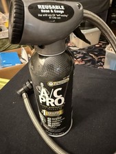 A/C PRO ACP410-4 AUTO RECHARGE KIT HOSE DISPENSER PROFESSIONAL GAUGE & HOSE USED picture