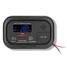 Digital RV Carbon Monoxide & Propane Dual Gas Alarm - Hard-Wired DC 12V, LCD picture