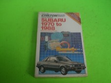 1970-1988 SUBARU FF-1 1300 1400 1600 1800 DL XT BRAT JUSTY CHILTON REPAIR MANUAL picture