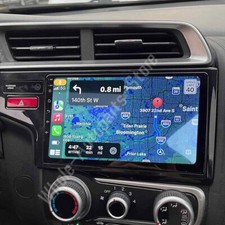 For 2014-2020 Honda Fit Apple Carplay Radio Android 13 GPS NAVI WIFI  W/Camera picture