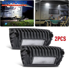 2pcs RV LED Awning Porch Lights Boat Trailer Home Yard Exterior Lamp Fixture 12V picture