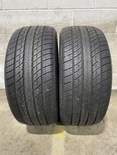 2x P255/40R19 Uniroyal Tiger Paw Touring A/S 10/32 100 V Used Tires 2554019 picture