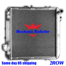Aluminum Radiator fit 1988-1997 Toyota HILUX LN106 LN111 Diesel AT/MT 1990 1992 picture