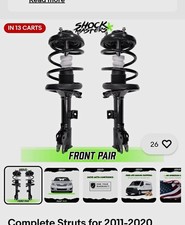 Front Complete Struts Left & Right For 2011-2020 Mitsubishi Outlander Sport picture