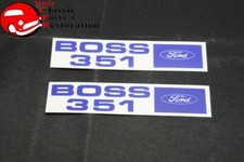 71 Ford Mustang BOSS 351 Valve Cover Decals Pair picture