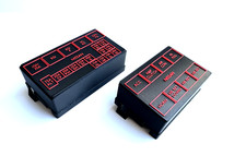 Nissan S13/ 240SX/ Silvia - Fuse Box Covers Pair - Red picture