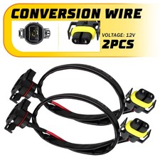 PSX24W 5202 to H11 880 881 H8 Conversion Harness Cable Socket Plug Adapter Wires picture