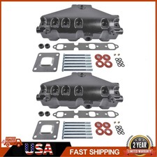 2PCS Exhaust Manifold for Mercruiser GM 4.3 02-UP Dry Joint Riser 864612T01 picture