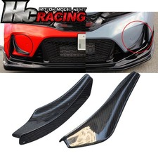2pcs Dry Carbon Fiber Front Bumper Side Splitter For 23UP Honda Civic FL5 Type-R picture