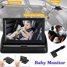 Display 8 LED Infrared Night Car Back Rear Seat Camera Safety + Baby Monitor Kit picture