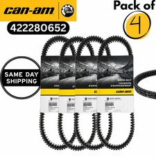 4 Pack Genuine Can-Am 422280652 OEM Clutch Drive Belts for Maverick X3 Turbo RR picture
