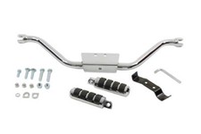 V-Twin 27-0625 Chrome Mustache Highway Bar w/ Foot Pegs Harley FLST FXST Softail picture