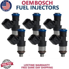 6x Genuine Bosch Fuel Injectors Fits For 2009-2012 Ford Flex 3.5L #0280158091 picture