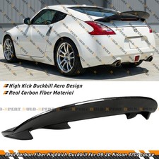 For 2009-2020 Nissan 370Z Z34 Coupe Carbon Fiber Highkick Duckbill Trunk Spoiler picture