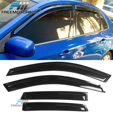 Fits 08-14 Subaru WRX STI 08-11 Impreza Slim Style Window Visors Rain Sun Guard picture