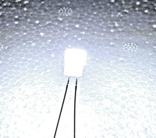 100 PC Bright White 12V Ice Cube LED 5mm works in Instrument Cluster Accessories picture