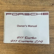 PORSCHE 911 964 TURBO CARRERA 2 4 OEM OWNERS MANUAL HANDBOOK picture