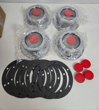 CheeMuii 4 Pack 343-4009 Trailer Hub Caps Kit Replace for Stemco 343-4009 | A... picture
