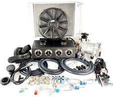 A/C KIT HEAT & COOL 404 WITH 2 AUXILIARY DEFROSTER VENT 100% ELECTRIC COMPRESSOR picture