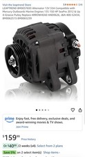 8M0057693 55A Alternator Mercury Outboard 135 150HP SeaPro 2012-Up 4-Groove picture