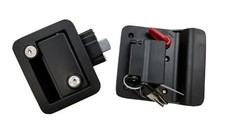 Black METAL RV Entry Deadbolt Lock Latch NEW Camper NOT PLASTIC. BELOW COST picture