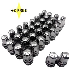 FORD OEM 2017-CURRENT F-250 CHROME LUG NUTS, HCPZ-1012-B FULL SET OF 32 + 2 FREE picture