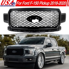 Fit Ford F-150 F150 2018 2019 2020 Agate Black Front Bumper Radiator Grille US picture