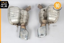 04-09 Mercedes R230 SL600 Exhaust Muffler Mufflers Left & Right Pipe Set OEM picture