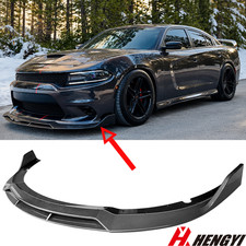 For Dodge Charger 15-23 SRT-Style Carbon Style Front Bumper Splitter Spoiler Lip picture