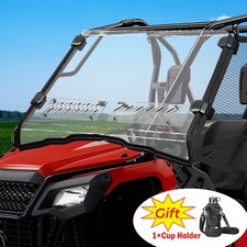 For 2021-26 Pioneer 520 2017-2023 Honda Pioneer 500 Vented Front Full Windshield picture