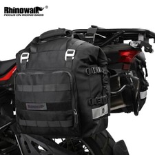 Rhinowalk motorcycle side bag 20L Waterproof Saddle Pannier Quick Release Black picture