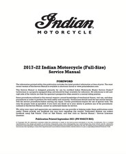 2017-2022 Indian Fullsize Service Manual picture