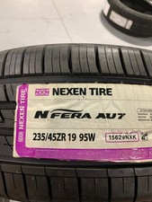 2 New 235 45 19 (95W) Nexen N'Fera AU7 All Season NOS Tires picture