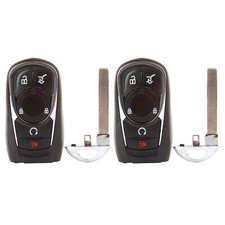 2x Uncut Replacement Keyless Remote Key Fob Smart System For 2010-2013 Chevrolet picture