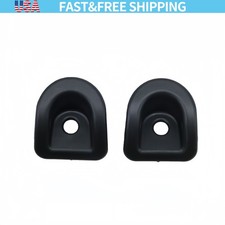 For 2005-2014 Ford Mustang Black Door Lock Knob Grommet Bezel Cover Pair New picture