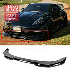 For Nissan 370Z Nismo 2014-2020 MX Style Glossy Black Front Bumper Lip Splitter picture