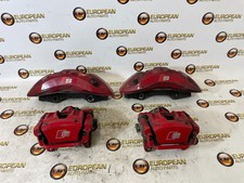 2018-24 AUDI S4 S5 SQ5 FRONT & REAR BRAKE CALIPER SET RED OEM picture