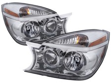 Fits 04-07 Buick Rendezvous Headlights Headlamps Pair Set New Halogen Chrome picture