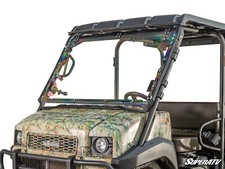 SuperATV Scratch Resistant Flip Windshield for Kawasaki Mule 4000/4010 picture