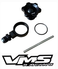 VMS Racing Aluminum Vacuum Scavenger Engine Oil Cap Black for Honda and Acura picture