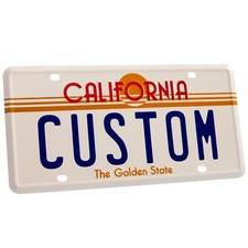 Personalized California Sunset License Plate - Embossed Aluminum & Custom Text picture