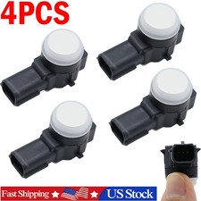 4PCS NEW White Parking Distance-Sensor For Chevrolet Cadillac # 23428269 picture