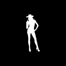 Cowgirl Sticker Decal picture