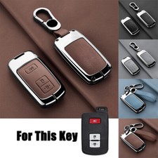 Zinc Alloy Leather Car Key Case Cover For Toyota Avalon Tacoma Camry Corolla  picture