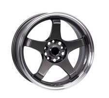 18 X 9.5 Inch Gunmetal Machine Lip Wheel Rim 5 x 4.5 Wheel ET 20 CB 73.1 picture